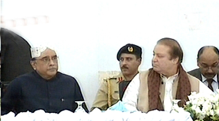 Nawaz, Zardari perform ground-breaking of Thar Coal Power Project