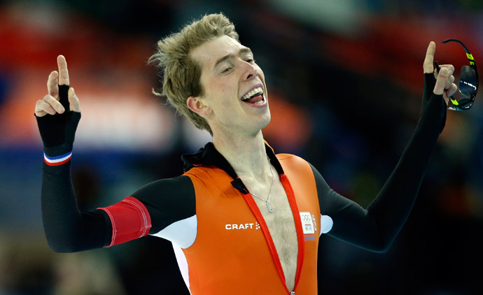 Sochi 2014 Winter Olympic Games: Dutch speed skaters win all three medals in the 10,000 meters