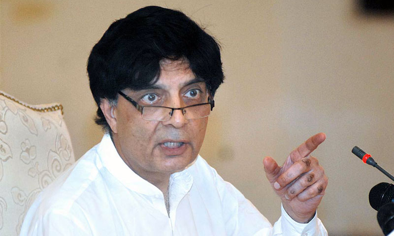 Federal govt seeks provinces’ suggestions on national security policy: Nisar