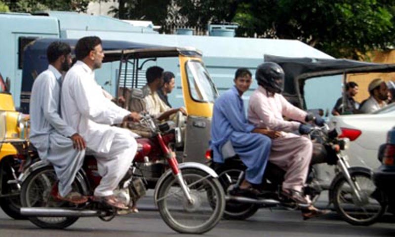 Pillion riding banned in Peshawar on Sunday due to anti-polio drive