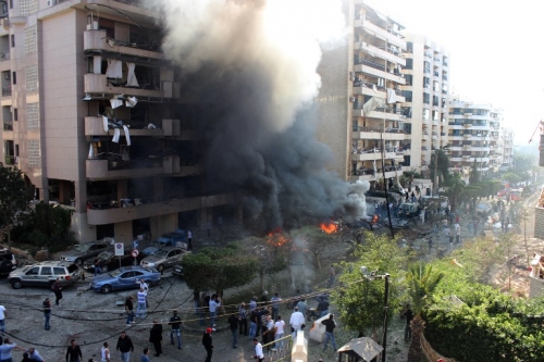 Five killed, 80 injured as twin suicide bombings hit southern Beirut