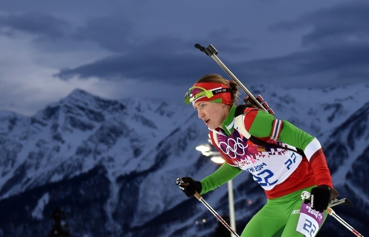 Sochi 2014 Winter Olympic Games: Belarusian Domracheva wins gold in women’s biathlon 10K pursuit