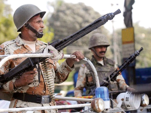 Rangers open fire on couple in Karachi; husband killed, wife injured