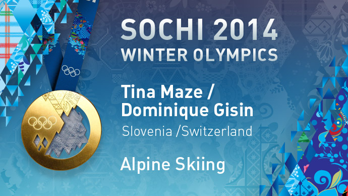 Sochi 2014 Winter Olympic Games: Slovenia’s Tina Maze, Switzerland’s Dominique Gisin share gold in women’s downhill skiing