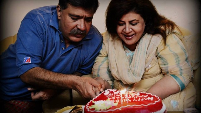 Tahira Asif celebrating her wedding anniversary 