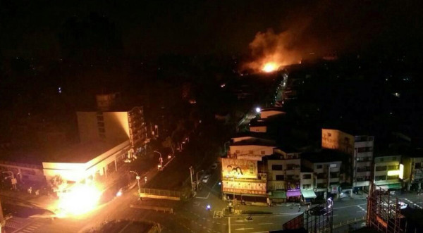 Gas leaks in the sewage system of Kaohsiung Taiwan caused multiple blasts