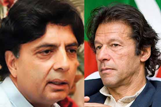 Nisar not holding any talks with Imran: Interior ministry