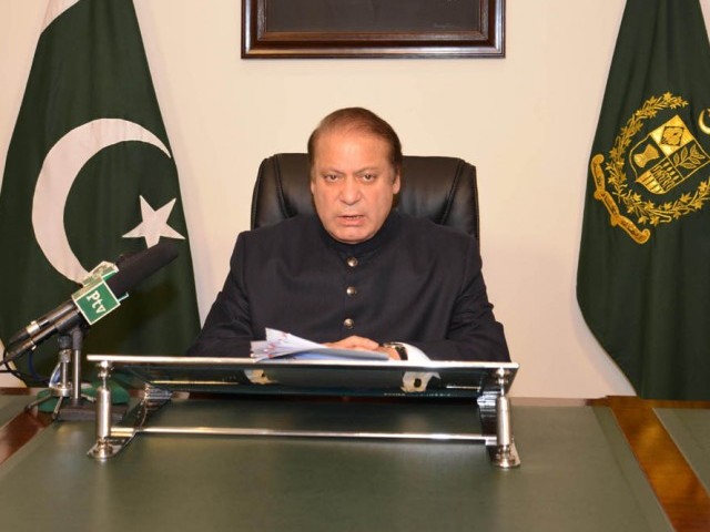 PM Nawaz to address nation on Tuesday