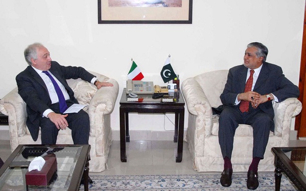 Italy willing to give Pakistan soft loans for energy, education sectors