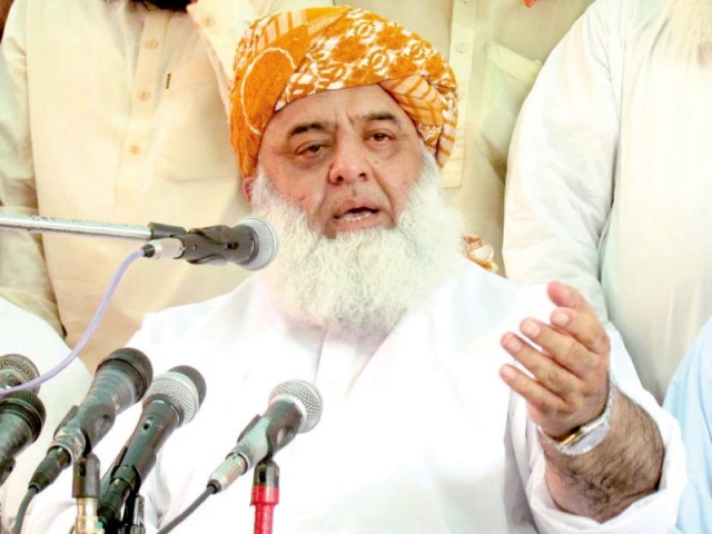 Fazl warns of bigger sit-in if democracy derailed