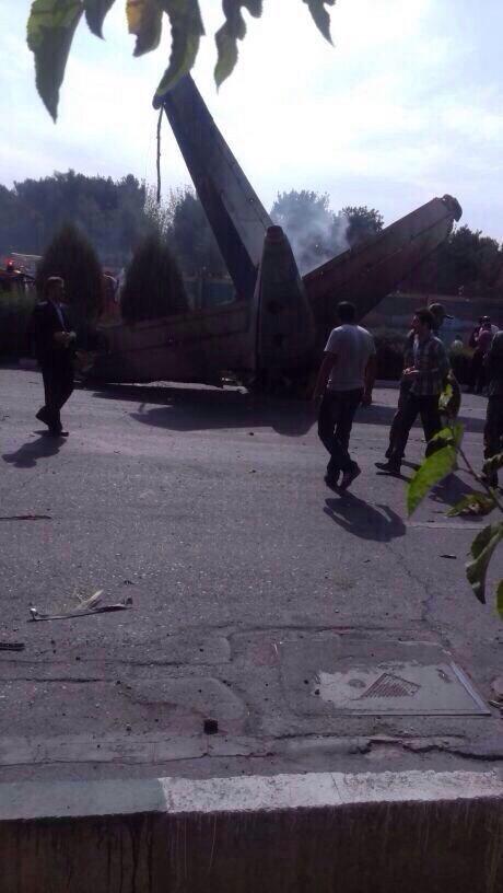 Taban Air flight crashed with 40 passengers on board near Mehrabad airport Tehran