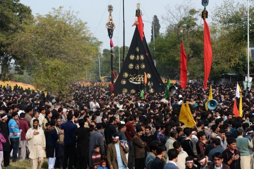 Processions being taken to mark Chehlum of Hazrat Imam Hussain (RA) today