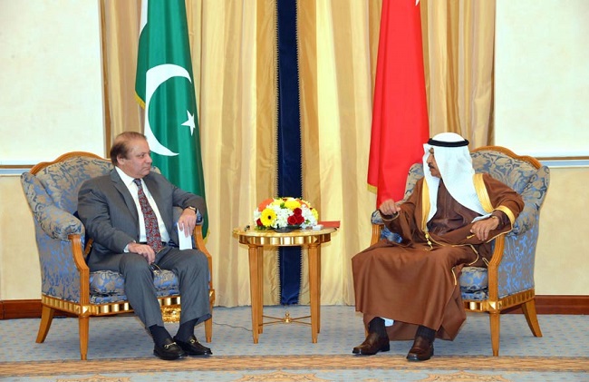 Pakistan, Bahrain PMs hold delegation-level talks in Manama