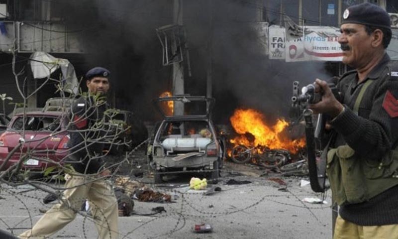 Suicide blast near Lahore’s police lines, eight killed