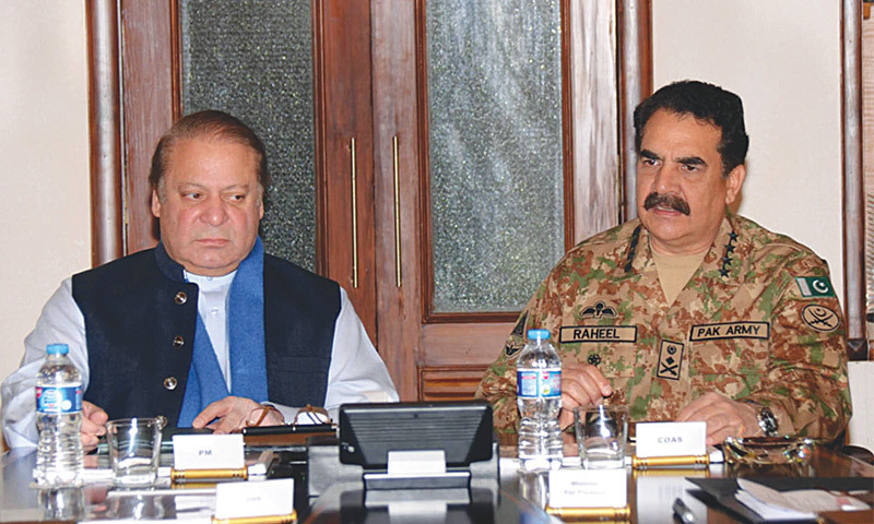 PM Nawaz, COAS in Quetta to attend apex committee meeting