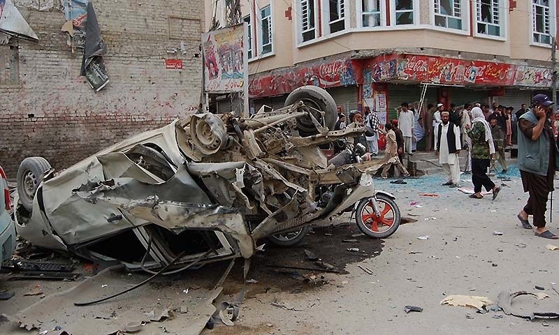 Two including FC personnel killed in Balochistan blasts