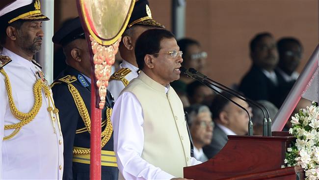 Sri Lankan president pledges national reconciliation
