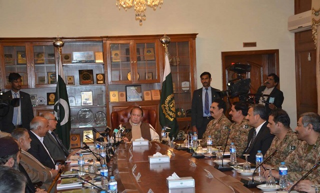 Nawaz Sharif directs provinces to speed up implementation on NAP