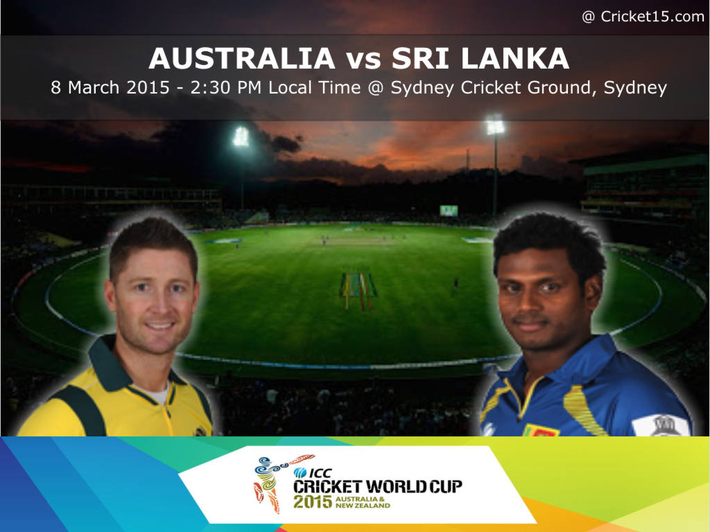 PTV Sports live cricket streaming Australia vs Sri Lanka & New Zealand vs Afghanistan world cup 2015