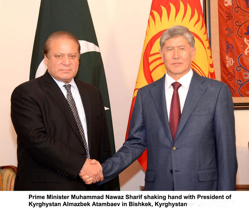 Nawaz says Pakistan eager to see prosperous Central Asia