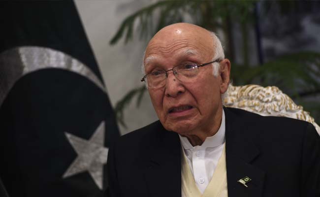 Pakistan plans to raise issue of RAW's involvement with UN: Sartaj Aziz