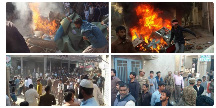 Army calls in Jhelum after worship place of Ahmadis burnt down