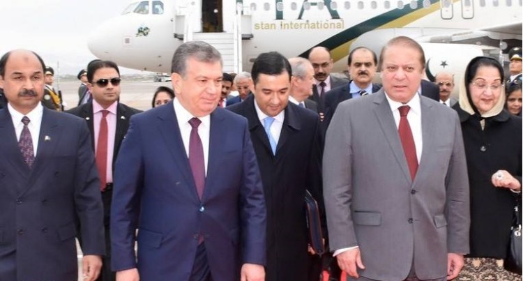 Prime Minister Nawaz Sharif in Uzbekistan to bolster bilateral ties