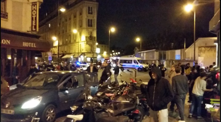 Paris under terror attacks