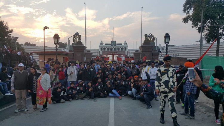 “People for Peace Cycle Rally” of Indian youth concluded at Indo-Pak Wagha Border