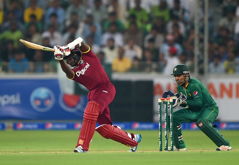 Pakistan-vs-West-Indies-Sarfraz-Ahmed-Jerome-Taylor