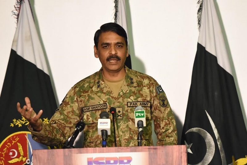 DG ISPR Major General Asif Ghafoor