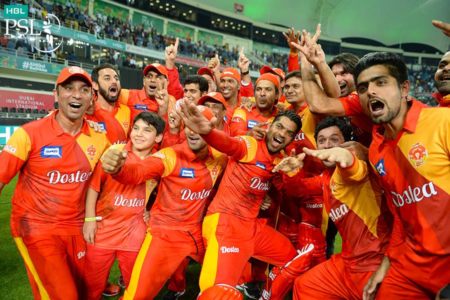 Islamabad United won the first edition of Pakistan Super League (PSL) held in 2016
