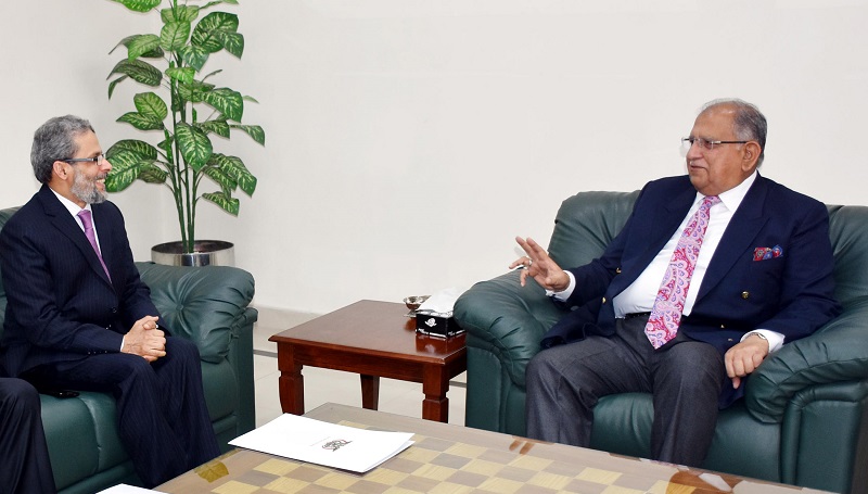 AMBASSADOR OF YEMEN TO PAKISTAN, MOHAMMED MOTAHAR ALI-SHABI CALLED ON FEDERAL MINISTER FOR INTER-PROVINCIAL COORDINATION, MIAN RIAZ HUSSAIN PIRZADA IN ISLAMABAD ON FEBRUARY 16, 2017.