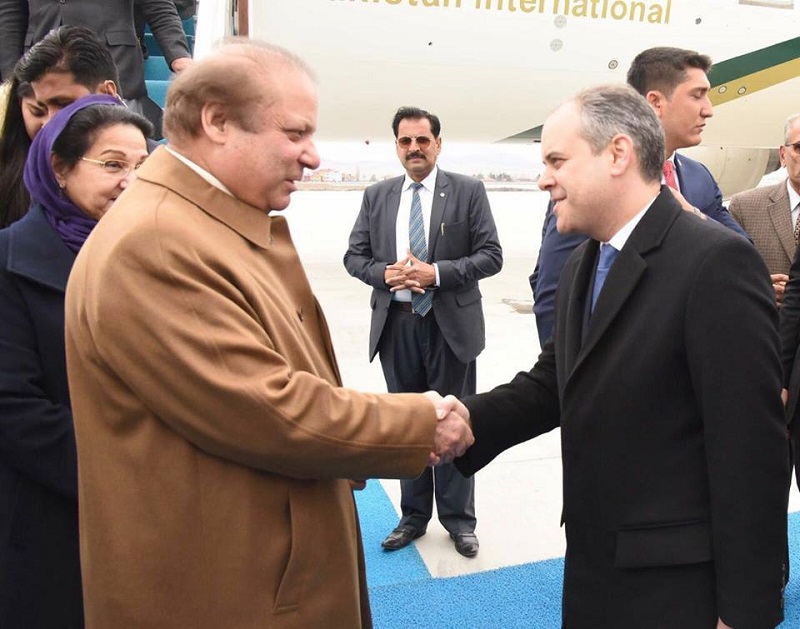 Nawaz Sharif and Turkish Federal Minister for Sports and Youth Mr. Akif Cagatay Kiliç